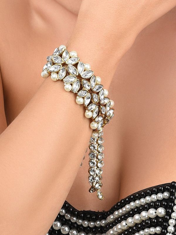 Stone Gold-plated Bracelet