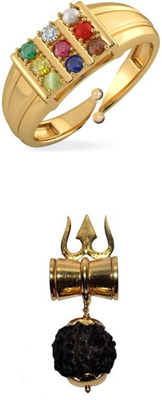 Brass Gold-plated Gold, Black, Multicolor Jewel Set  (Pack of 1)