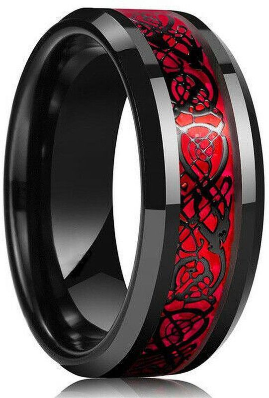 Dragon Ring for Men and Boy 8MM Dragon Ring for Boy and Girl Fancy Party wear Stylish Ring latest Dragon design rings Stainless Steel Platinum Plated Ring