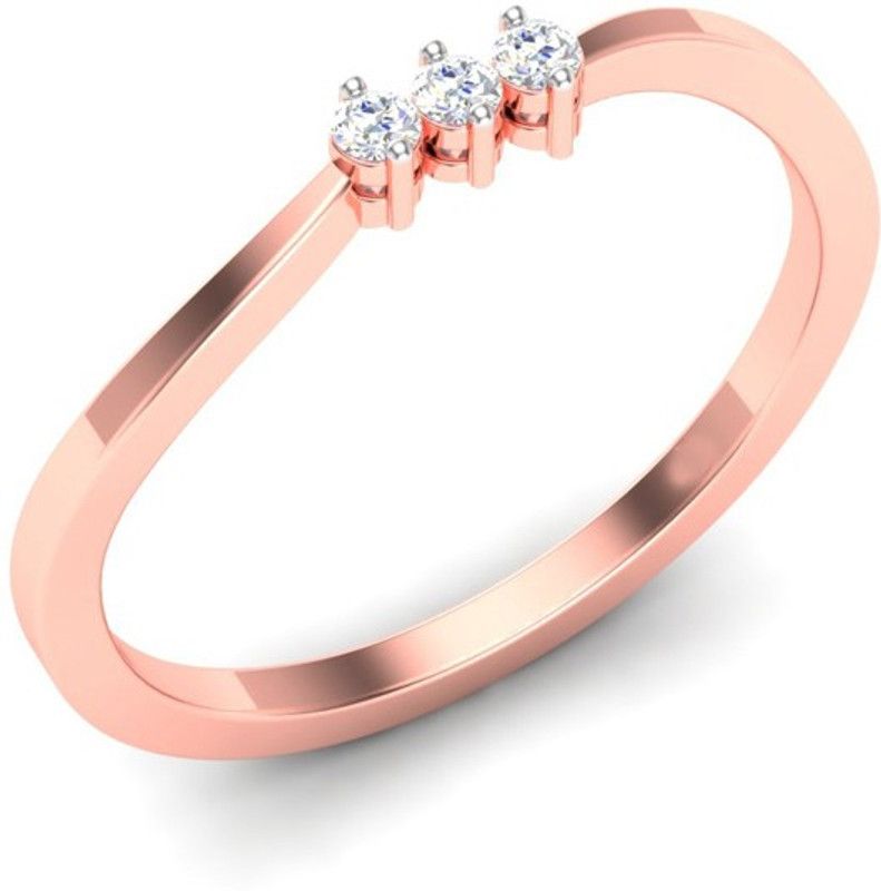 The Adalene American Diamond 92.5 BIS Hallmarked Silver Ring