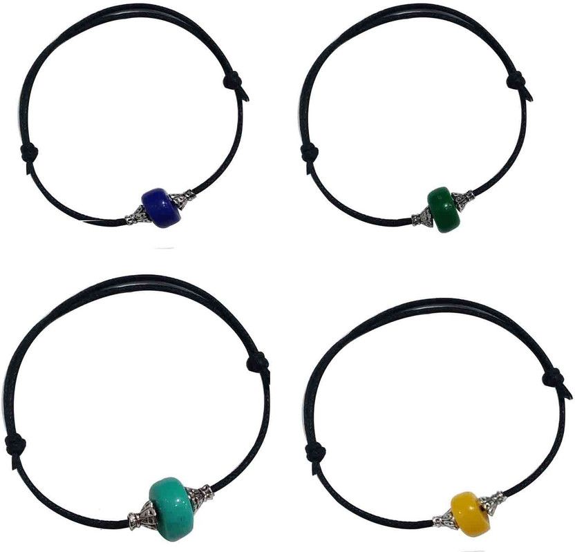 Gurjari Jewellers Thread Anklet Cotton Dori Anklet  (Pack of 4)