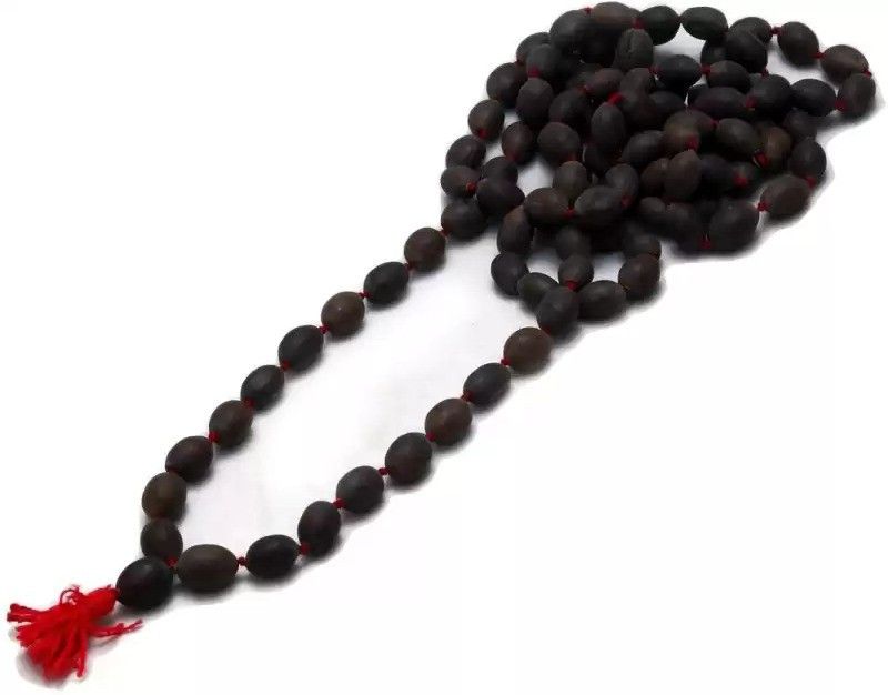 KAMAL GATTA MALA WITH 108 LOTUS SEED JAAP MALA Beads Wood Necklace
