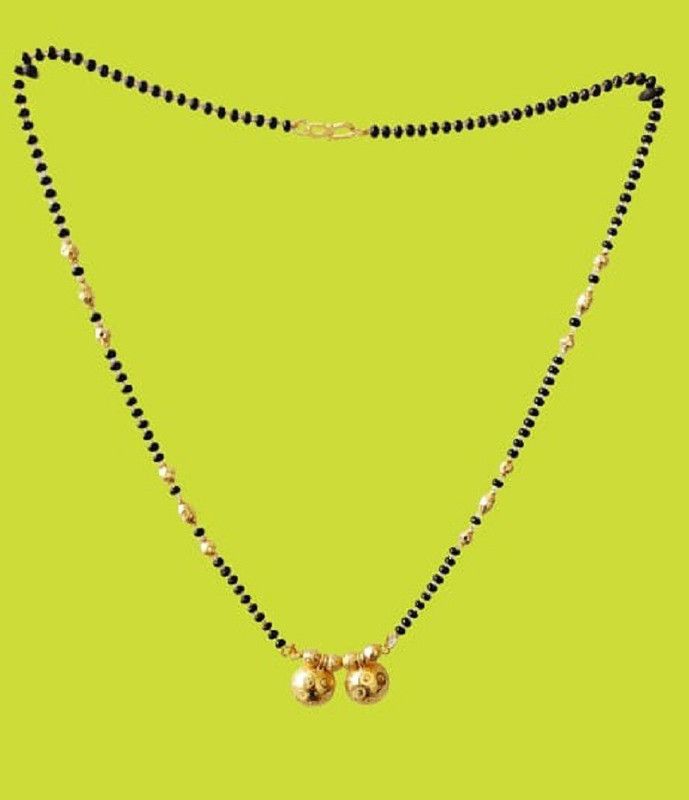 blackbird Fancy Gold-Plated Mangalsutra for Womens Alloy Mangalsutra
