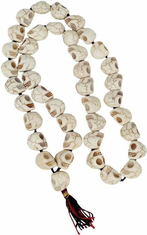 Nar Mund Mala Kali Mund Mala Skull Mala 108 + 1 beads Japa Mala Resin Chain