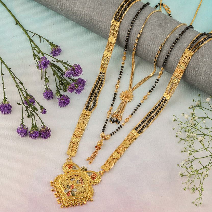 3 set mangalsutra Alloy Mangalsutra
