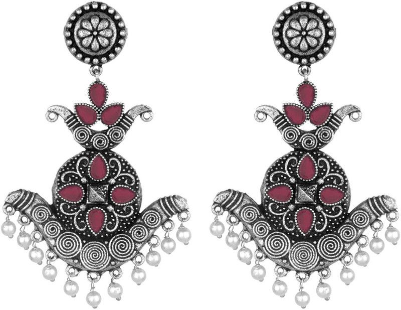 Oxidized CZ Dangles Cubic Zirconia Alloy Drops & Danglers