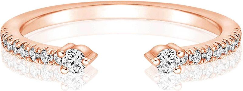 Sterling Silver Diamond Sterling Silver Plated Ring
