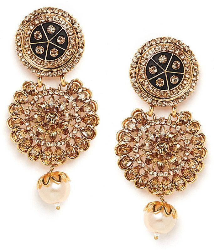 Statement Pearl Metal Drops & Danglers
