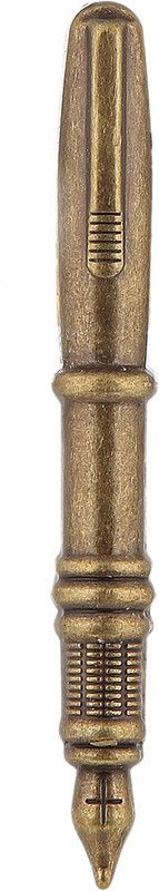 Tripin PEN SHAPE TIE TACK LAPEL PIN BROOCH FOR MEN IN A GIFT BOX Brooch  (Gold)