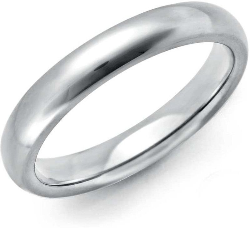LOVE BAND RING Alloy Cubic Zirconia Silver Plated Ring