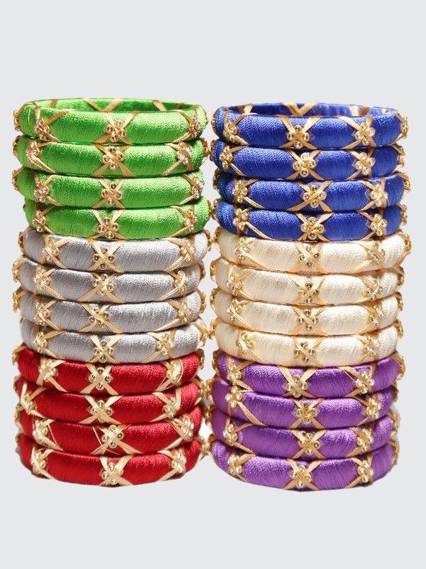 Dori, Plastic Bangle Set  (Pack of 24)
