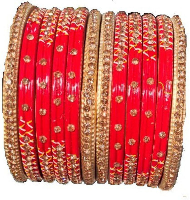 Lac Opal Bangle Set  (Pack of 12)
