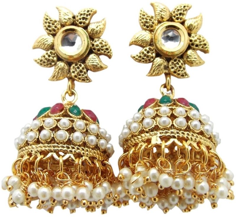 P32R Zircon Alloy Jhumki Earring