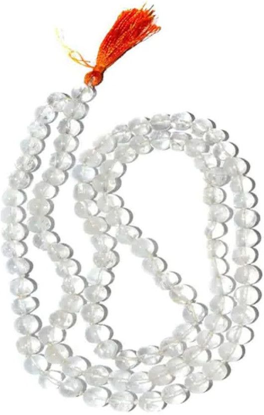 Original & Sphatik Beads Mala For Women Crystal Stone Chain