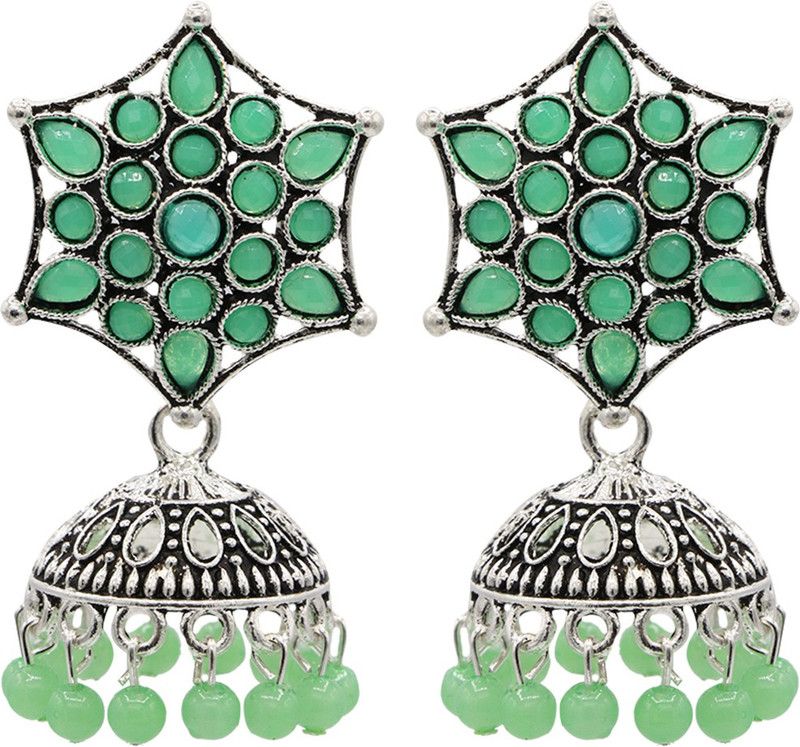 Stunning Eye catchy Oxidised Earring for Women Alloy Drops & Danglers