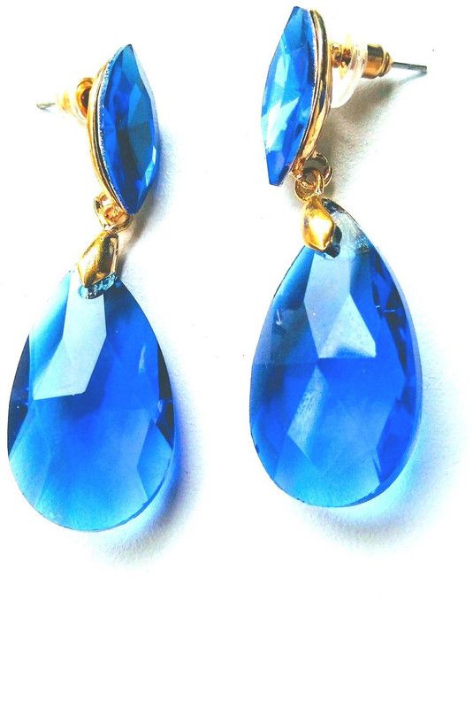 EARRING BLUE STONE Crystal Earring Set