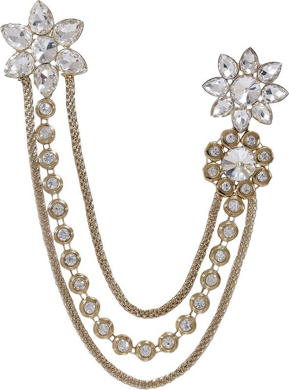 Alloy Women's Broach Brooch  (Gold)