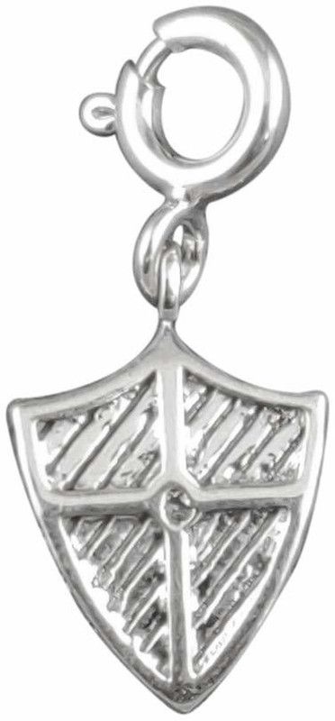 Fourseven Jewellery 925 Sterling Silver Shield of Valour Charm Sterling Silver Link Charm