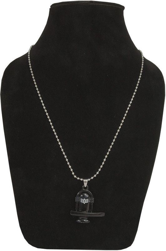 Black Mahadev Bolenath Mahakal Lord Shiva Bahubali Shivling Locket Pendant Metal Pendant