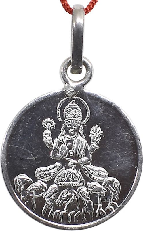 Shri Surya Yantra Pendant In Pure Silver (6 Grams) (1 Pc) Silver Silver Pendant
