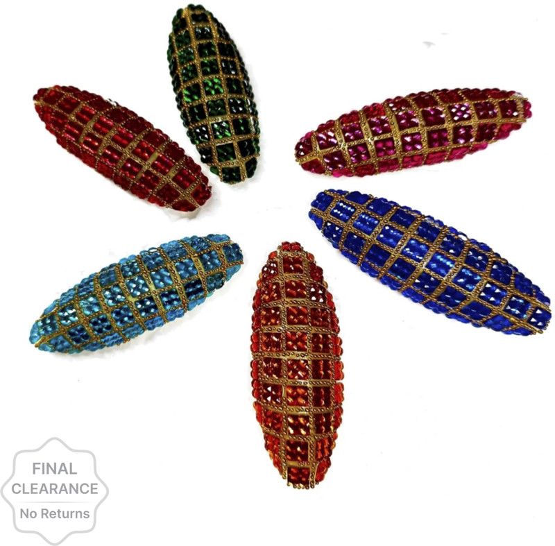 SAREEPIN Fashionable Women's Brooches and Pins With Designer Kundan for Dupatta Chunri and Saree Brooch  (Multicolor)