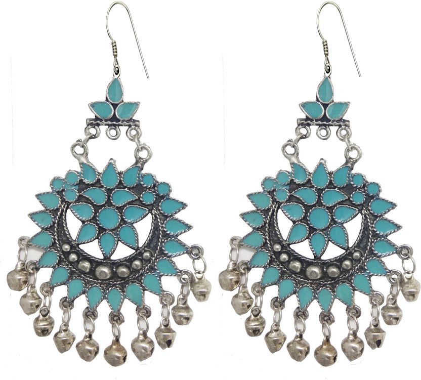 Gorgeous Fashionable German Silver Drops & Danglers