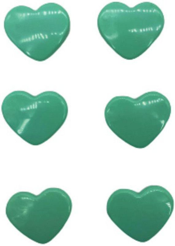 SYGA Children's Safety Pin Protective Equipment Pin(Heart Green) Brooch  (Green)