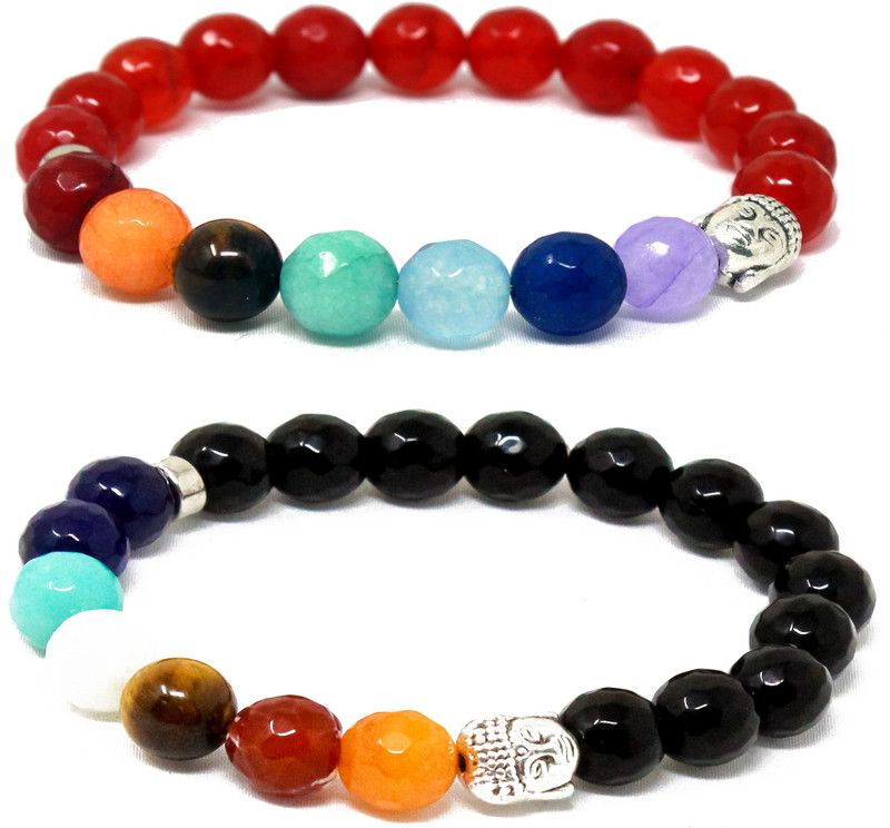 Crystal Beads Charm Bracelet  (Pack of 2)