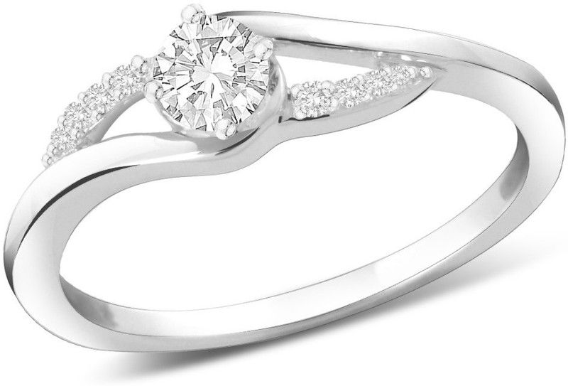 Love Bound Sterling Silver Rhodium Plated Ring