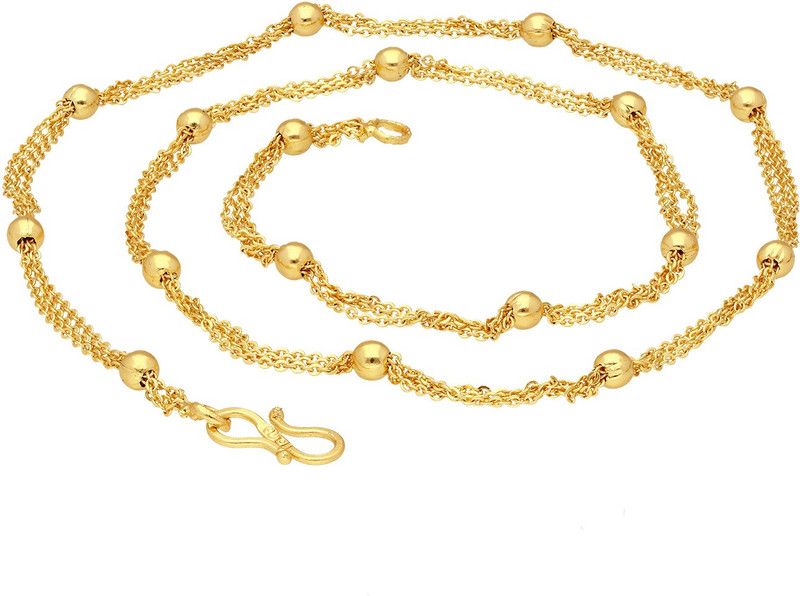 Spectacular Gold-plated Plated Alloy Chain