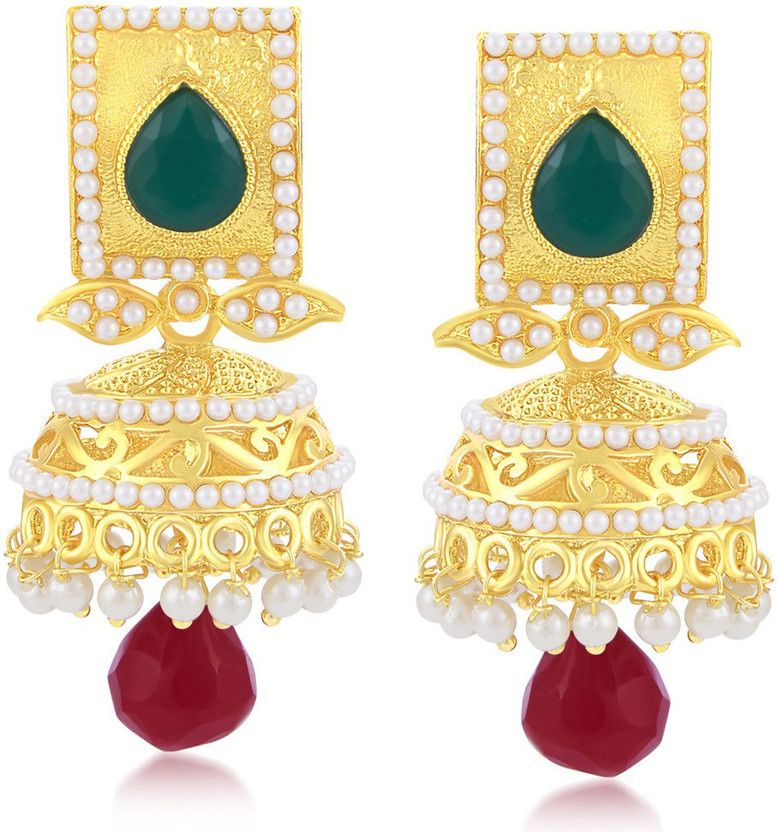 Beguiling Alloy Jhumki Earring