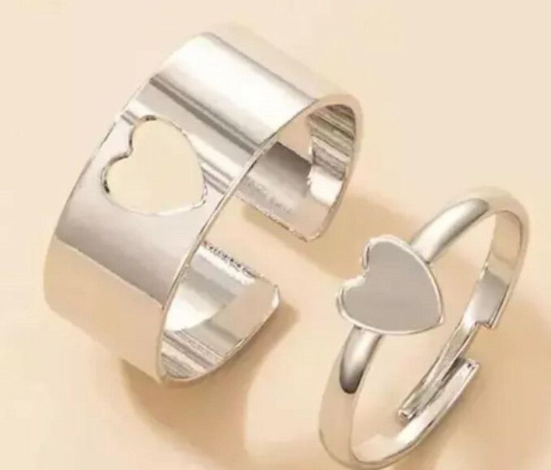 valentine best couuple ring Alloy Chain Ring - Multi Finger