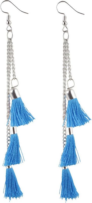 Beads Silver, Alloy, Metal Drops & Danglers, Tassel Earring