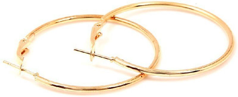 Goldy Pie Small Size Alloy Hoop Earring