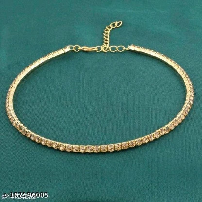 Western Party Wear Chain Nacklace For Girls & Women Alloy Layered