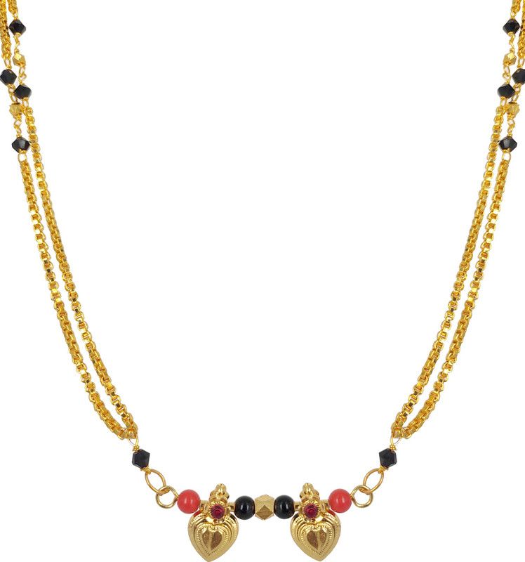Women's Rich Look Gold-Plated Mangalsutra Brass Mangalsutra