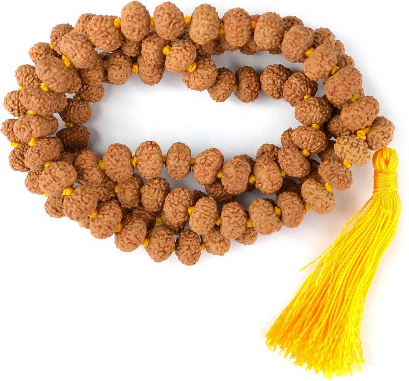 7 Mukhi Rudraksha Mala/Neckless 108 Beads Original Japa Mala Beads Rudraksha Necklace