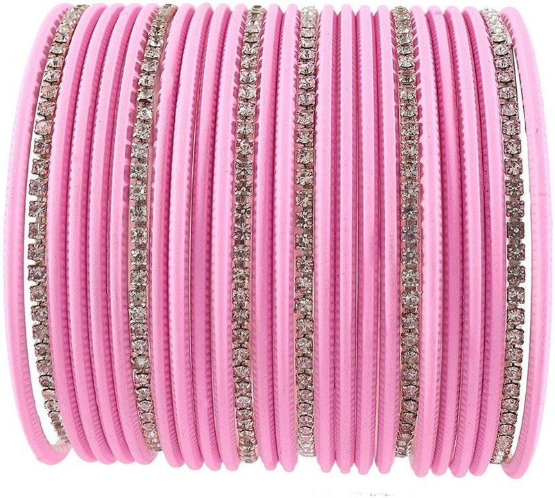 Metal Zircon Chudas  (Pack of 26)