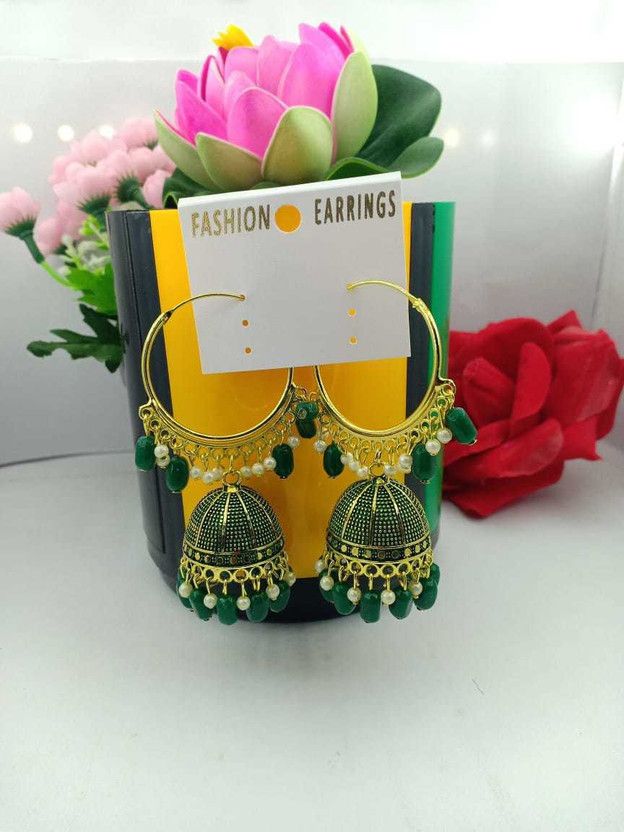 4364 Brass Jhumki Earring