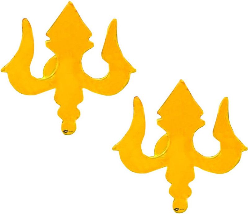 Religious Jewellery Om Shiv Trishul Piecering Surgical Punk 1 Pair Metal Stud Earring