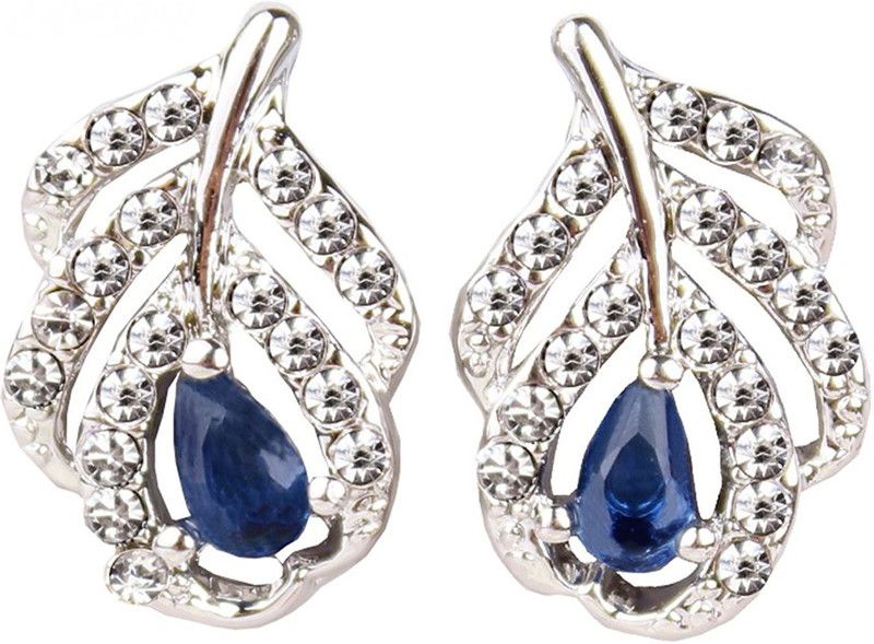 AAA High Quality Rhinestone Stud Stylish Fancy Party Wear Cubic Zirconia Alloy Stud Earring