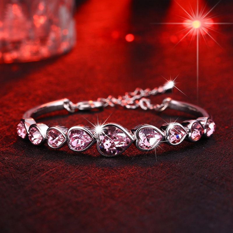 Crystal Crystal Platinum Bracelet