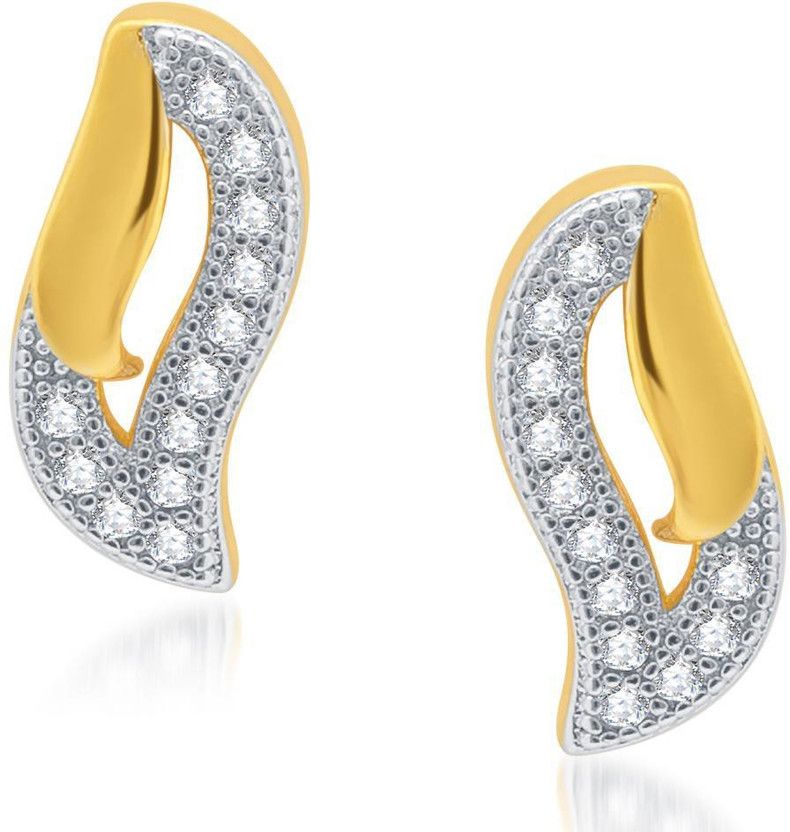 Ravishing Micro Pave Cubic Zirconia Alloy Stud Earring
