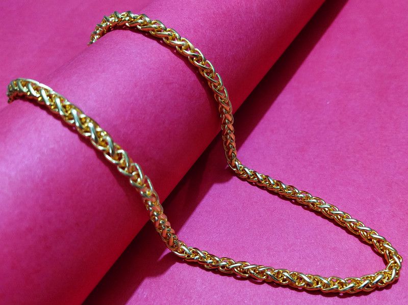 Stylish & Trendy Most Popular Beautiful Design Gold Plated Chain Gold-plated Plated Brass, Alloy Chain