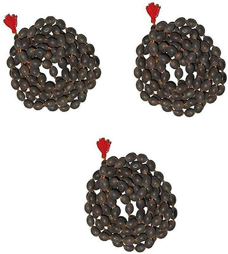 Natural & Original Kamal Gatte Ki Mala For Wealth & Good Luck (109 Beads) (Pack Of 3) Wood Chain