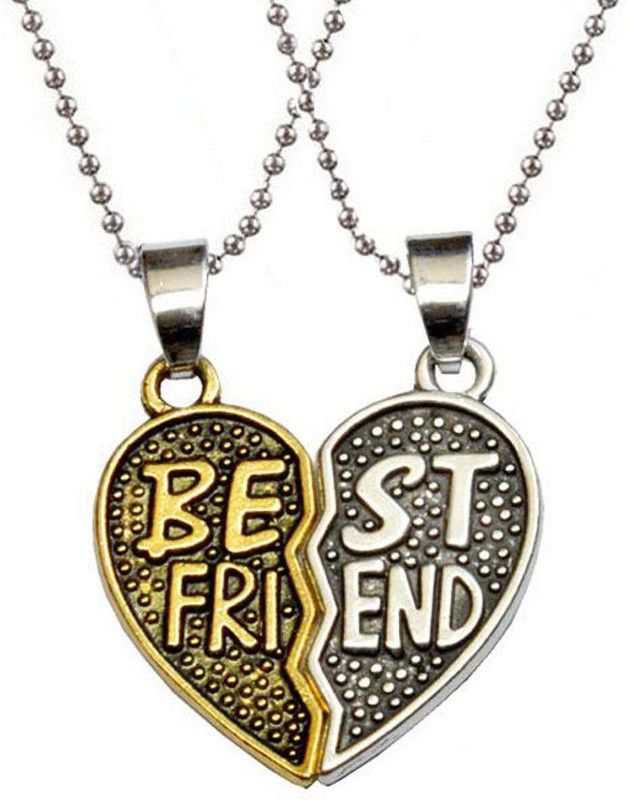 Sterling Silver Stainless Steel Pendant Set