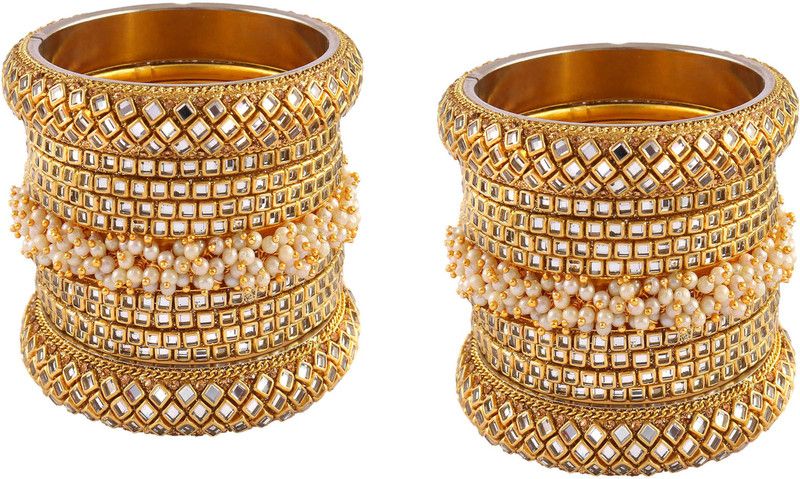 Alloy Gold-plated Bangle Set  (Pack of 22)