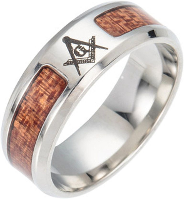 Modern Alloy Rhodium Plated Ring