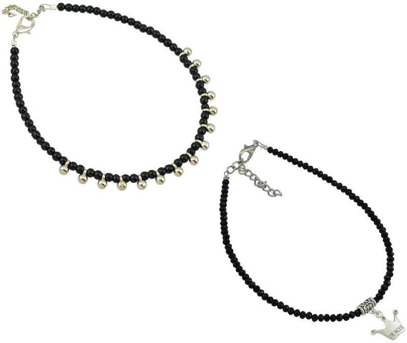 SH-AK1124AK1221 Alloy Anklet  (Pack of 2)