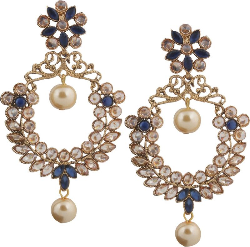 9333SP Alloy Chandbali Earring